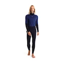 Icebreaker Merino 200 Oasis Sonebula LS High Neck Mid Navy/Royal Navy/Snow/Cb Férfipóló