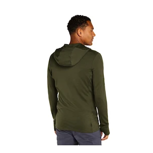 Icebreaker Merino 260 Quantum IV LS Zip Hoodie Loden Férfi-melegítőfelső