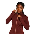 Icebreaker Merino 260 Quantum IV LS Zip Port/Cedar Wood Női melegítőfelső