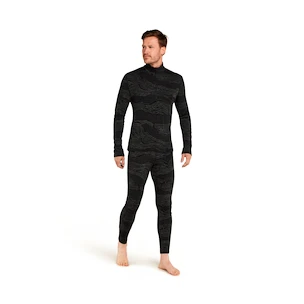 Icebreaker Merino 260 Vertex Leggings Snow Guide Black/Galaxy/J  Férfialsónadrág S