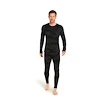 Icebreaker Merino 260 Vertex LS Half Z Snow Guide Black/Galaxy/J Férfipóló