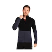 Icebreaker Merino 400 RealFleece Descender LS Z Black/Graphite/Cb Férfi-melegítőfelső