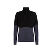 Icebreaker Merino 400 RealFleece Descender LS Z Black/Graphite/Cb Férfi-melegítőfelső