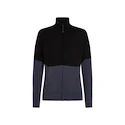 Icebreaker Merino 400 RealFleece Descender LS Z Black/Graphite/Cb Férfi-melegítőfelső