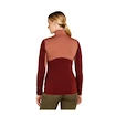 Icebreaker Merino 400 RealFleece Descender LS Z Cedar Wood/Port/Cb Női melegítőfelső