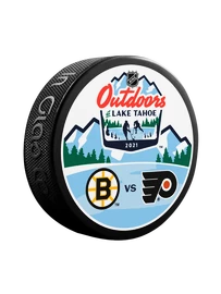Inglasco Inc. NHL Outdoors Lake Tahoe Dueling Philadelphia Flyers vs Boston Bruins Hivatalos jéghokikorong