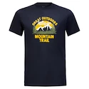 Jack Wolfskin  JW Mountain Trail T Night Blue Férfipóló XXL