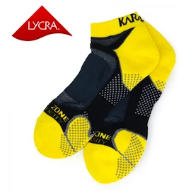 Karakal Socks X4 Men Trainer Yellow Black-41-47 Zokni