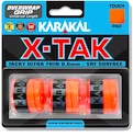 Karakal  X-Tak Overgrip 3er Orange  Felső nyélvédő overgrip