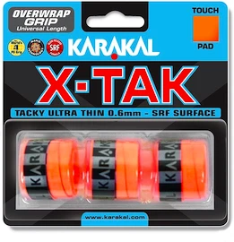 Karakal X-Tak Overgrip 3er Orange Felső nyélvédő overgrip