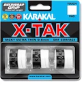 Karakal  X-Tak Overgrip 3er White  Felső nyélvédő overgrip