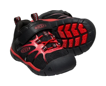 Keen Chandler 2 Cnx Tots Black/Red Carpet  Gyermek kültéri lábbelik US 6