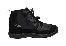 Keen Howser II Chukka Wp Black/Black Gyermek kültéri lábbelik