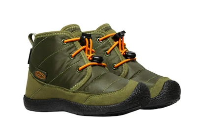 Keen Howser II Chukka Wp Capulet Olive/Russet Orange  Gyermek kültéri lábbelik