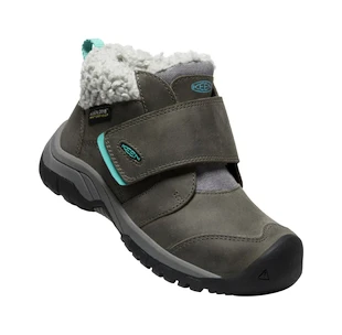 Keen Kootenay IV Mid Wp Steel Grey/Porcelain  Gyermek kültéri lábbelik