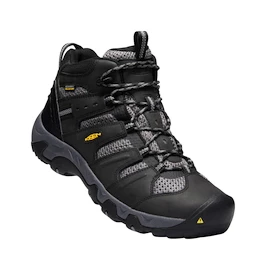 Keen Koven Mid Wp Black/Steel Grey Férfi kültéri lábbelik