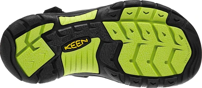 Keen  Newport H2 K Black/Lime Green  Gyerekszandálok