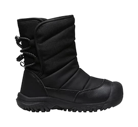 Keen Puffrider Wp Black/Steel Grey Gyermek kültéri lábbelik