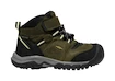 Keen Ridge Flex Mid Wp Dark Olive/Dusky Citron  Gyermek kültéri lábbelik