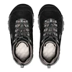 Keen TARGHEE IV Low WP Black/Steel grey  Gyermek kültéri lábbelik