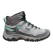 Keen TARGHEE IV MID WP Alloy/Granite green  Női kültéri cipők