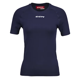 Kompressziós póló CCM SS Training Tee Navy Senior