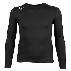 Kompressziós póló Warrior Compression LS Black Junior