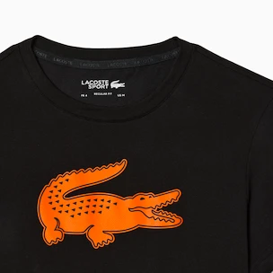 Lacoste  Big Logo Core Performance T-Shirt Black/Sunrise Férfipóló