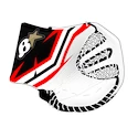 Lepkés kesztyű BRIAN'S Iconik X White/Black/Red Intermediate bal kéz (regular)