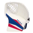 Lepkés kesztyű CCM Axis F5 White/Red/Blue Junior regular