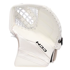 Lepkés kesztyű CCM Axis F5 White/White Junior