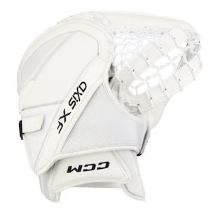 Lepkés kesztyű CCM Axis XF White/White Senior full-right