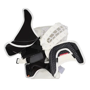 Lepkés kesztyű CCM Axis XF White/White Senior full-right