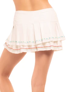 Lucky in Love  Sahara Pleat Tier Skirt White Női szoknya