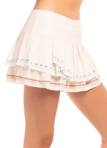 Lucky in Love  Sahara Pleat Tier Skirt White Női szoknya