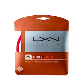 Luxilon Element IR Soft 127 Set Red Teniszütő húrozása