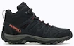 Merrell  Accentor 3 Sport Mid Gtx Black/Tangerine  Férfi kültéri lábbelik