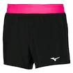 Mizuno Alpha 4.5 Short Black/Pink Peacock Női rövidnadrág M