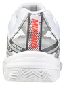 Mizuno  Breakshot 3 CC White/IgnititonRed  Gyerekteniszcipő