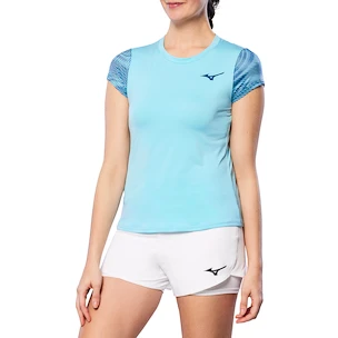 Mizuno  Charge Printed Tee  Blue Glow Női póló