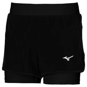 Mizuno  ER 2in1 Short Black Női rövidnadrág