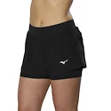 Mizuno  ER 2in1 Short Black Női rövidnadrág S