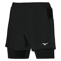 Mizuno  ER 5.5 2in1 Short Black Férfirövidnadrág S