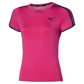 Mizuno Frontier Tee W Fuchsia Purple Női póló