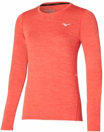 Mizuno Impulse Core LS Tee Living Coral Női póló