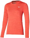 Mizuno  Impulse Core LS Tee Living Coral Női póló S