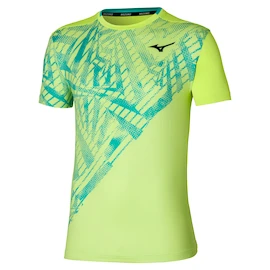 Mizuno Mugen Shadow Graphic Tee Neo Lime Férfipóló