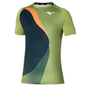 Mizuno  Release Shadow Graphic Tee Calliste Green Férfipóló S