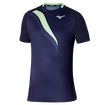 Mizuno  Release Shadow Graphic Tee Evening Blue Férfipóló M