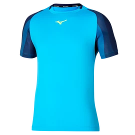 Mizuno Release Shadow Tee Jet Blue Férfipóló